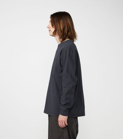 THE NORTH FACE Purple Label 8oz Field Long Sleeve Pocket Tee / 8oz 口袋長袖T恤