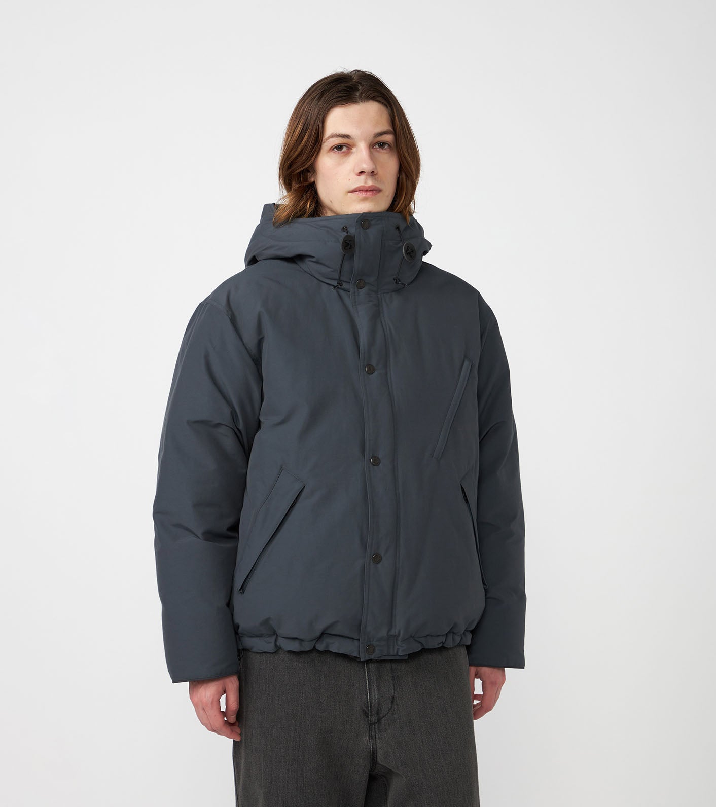 THE NORTH FACE Purple Label Double Peak Short Down Parka / 短版立體結構 羽絨連帽外套