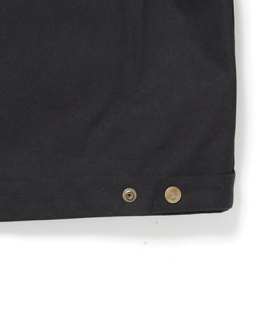 BEN DAVIS / 復古刺繡羅紋袖口 帆布工作外套