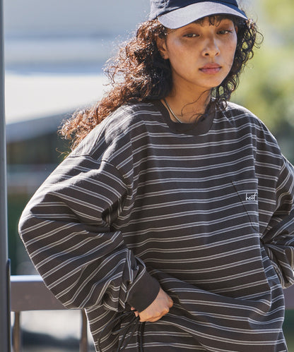 HECT / 條紋長袖T恤