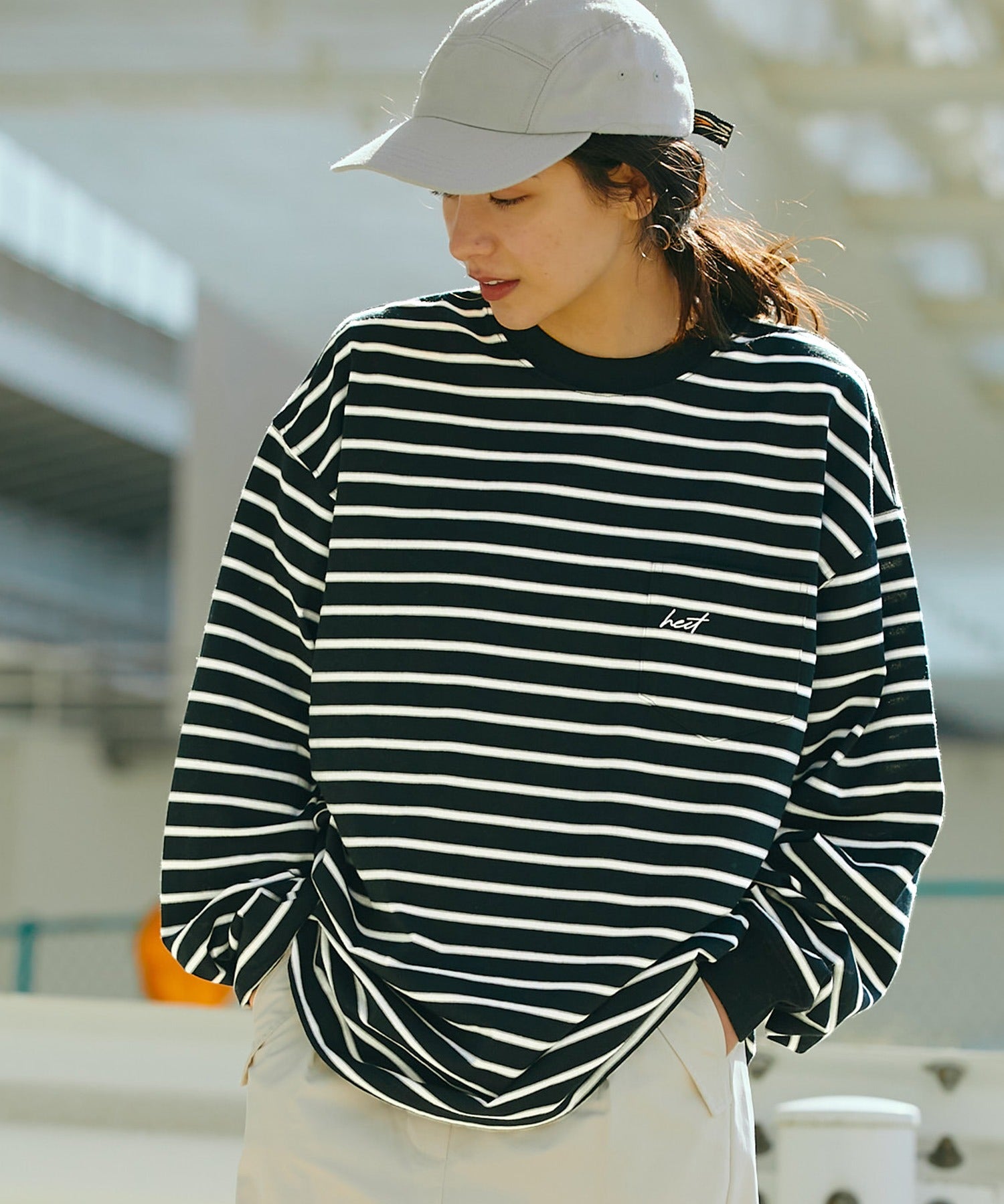 HECT / 條紋長袖T恤