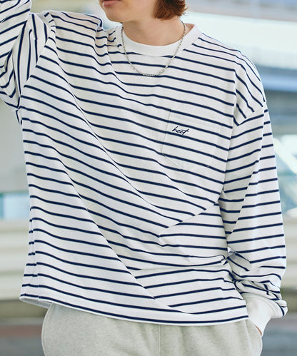 HECT / 條紋長袖T恤