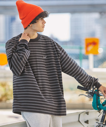 HECT / 條紋長袖T恤