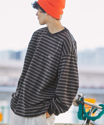 HECT / 條紋長袖T恤