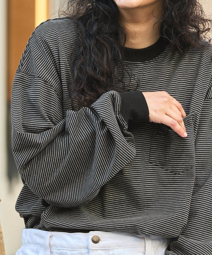 HECT / 條紋長袖T恤