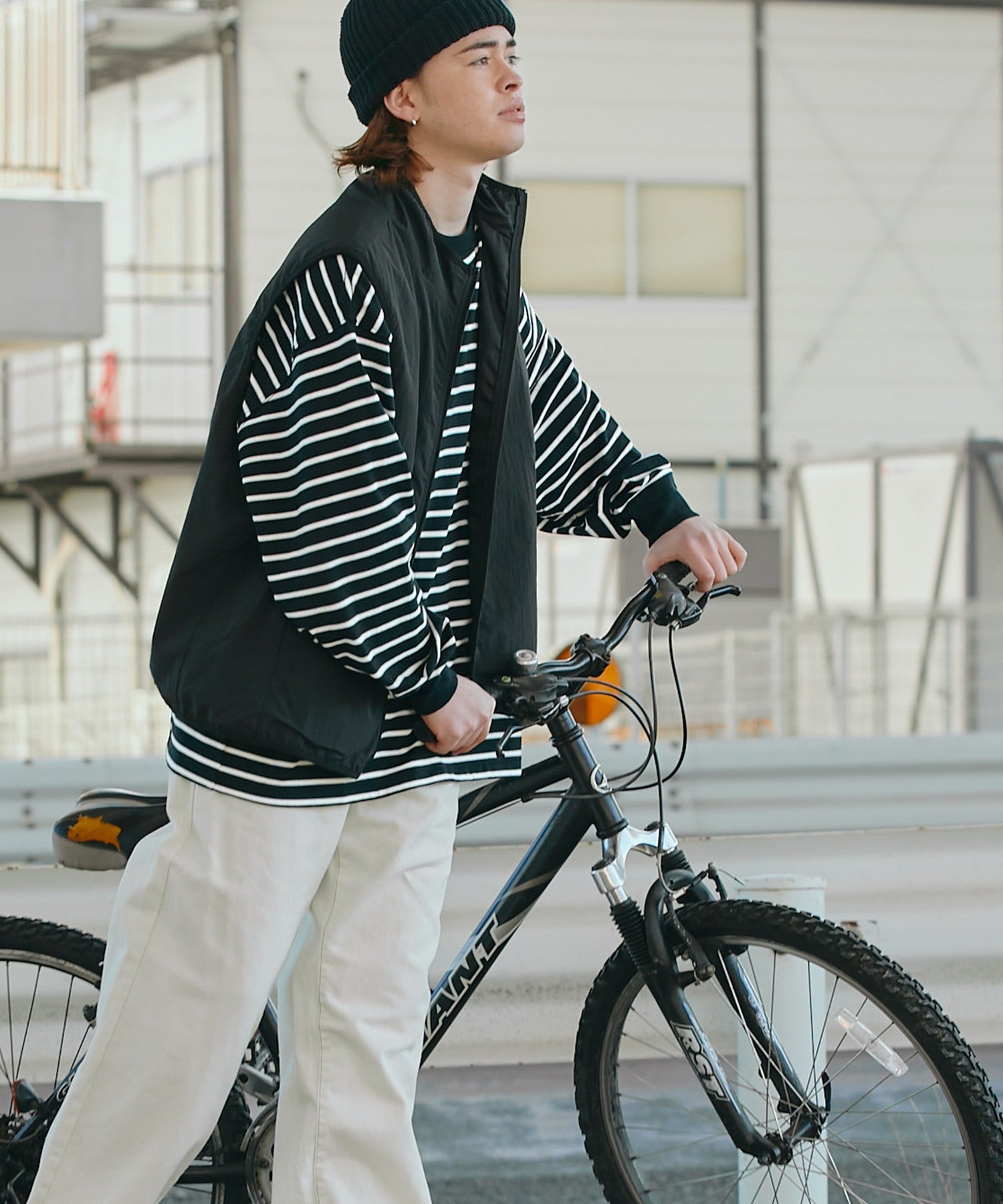 HECT / 條紋長袖T恤