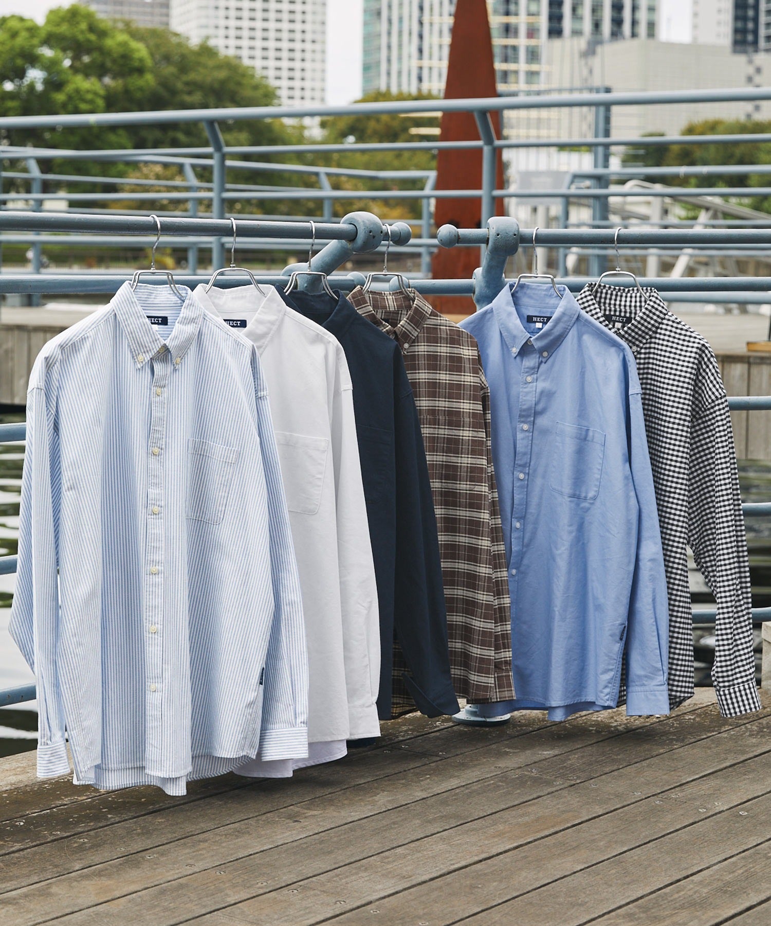 HECT / 牛津布 長袖襯衫