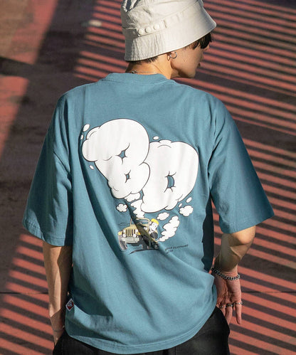BEN DAVIS MOKING 4WD TEE / SMOKING 4WD TEE｜立體發泡印花 短袖T恤