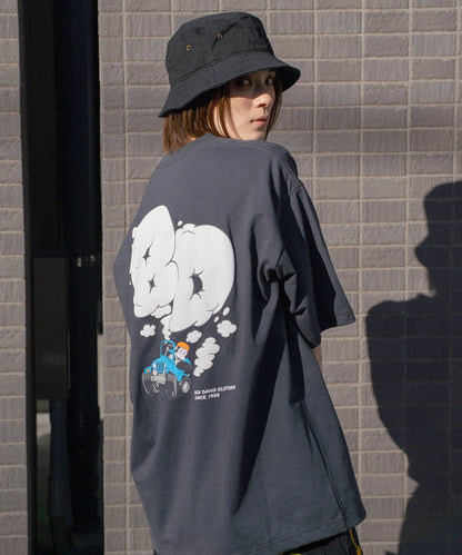 BEN DAVIS MOKING 4WD TEE / SMOKING 4WD TEE｜立體發泡印花 短袖T恤