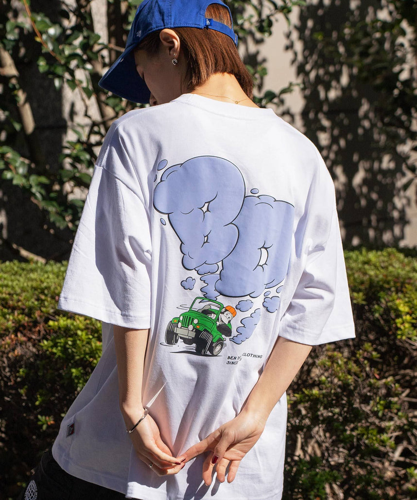 BEN DAVIS MOKING 4WD TEE / SMOKING 4WD TEE｜立體發泡印花 短袖T恤