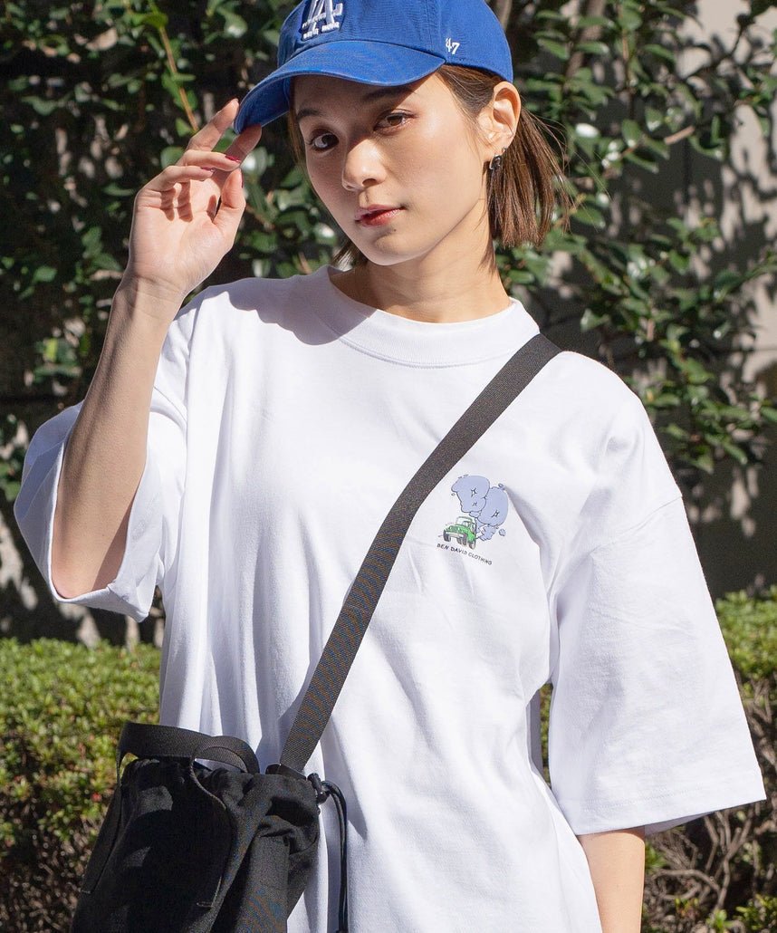 BEN DAVIS MOKING 4WD TEE / SMOKING 4WD TEE｜立體發泡印花 短袖T恤
