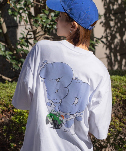 BEN DAVIS MOKING 4WD TEE / SMOKING 4WD TEE｜立體發泡印花 短袖T恤