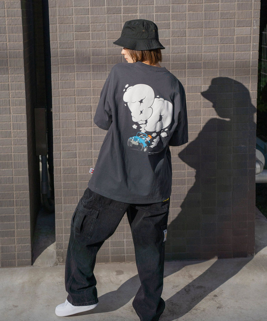 BEN DAVIS MOKING 4WD TEE / SMOKING 4WD TEE｜立體發泡印花 短袖T恤