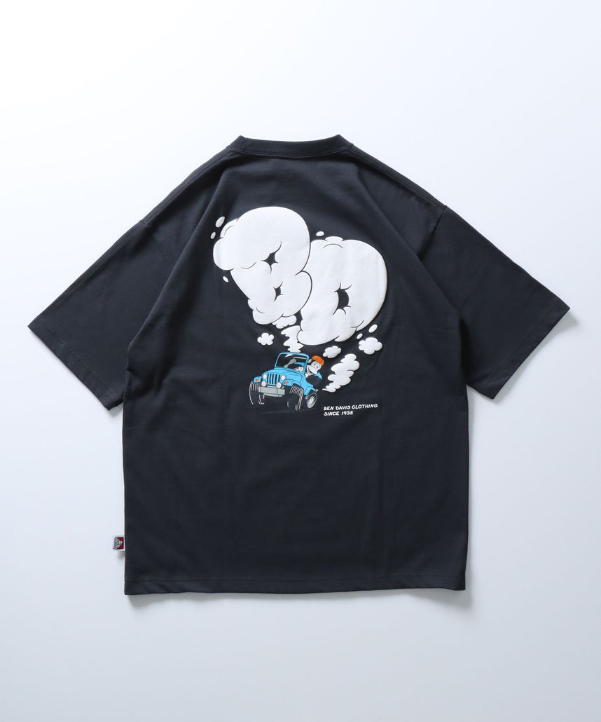 BEN DAVIS MOKING 4WD TEE / SMOKING 4WD TEE｜立體發泡印花 短袖T恤