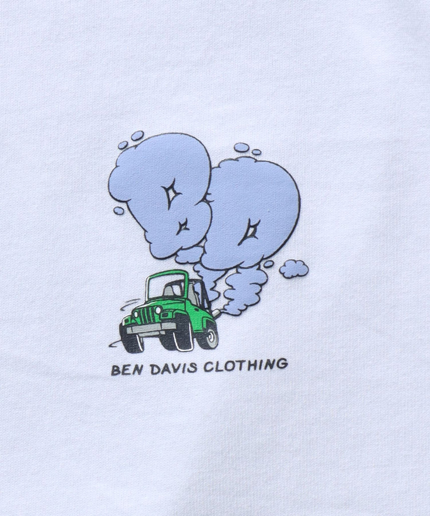 BEN DAVIS MOKING 4WD TEE / SMOKING 4WD TEE｜立體發泡印花 短袖T恤