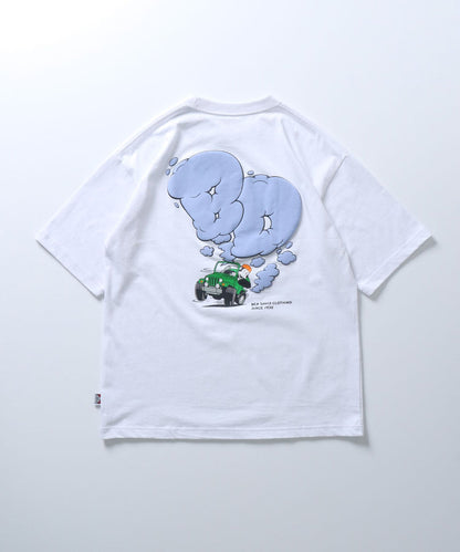 BEN DAVIS MOKING 4WD TEE / SMOKING 4WD TEE｜立體發泡印花 短袖T恤