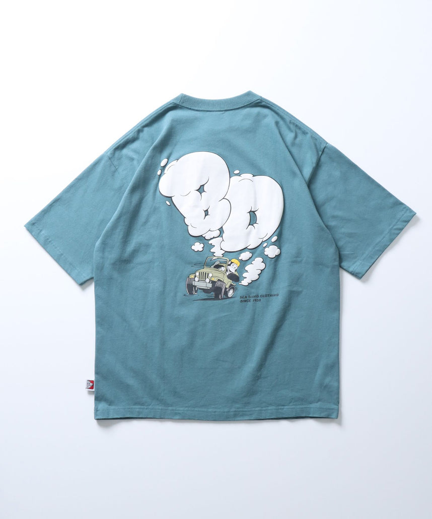 BEN DAVIS MOKING 4WD TEE / SMOKING 4WD TEE｜立體發泡印花 短袖T恤