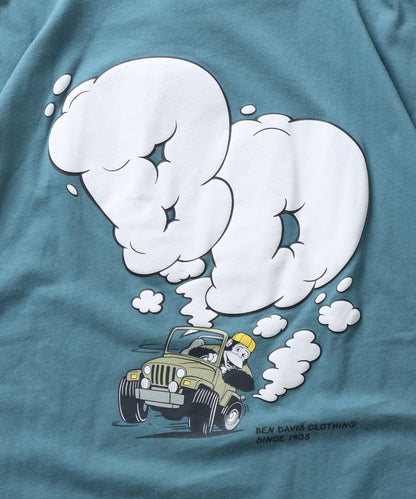BEN DAVIS MOKING 4WD TEE / SMOKING 4WD TEE｜立體發泡印花 短袖T恤