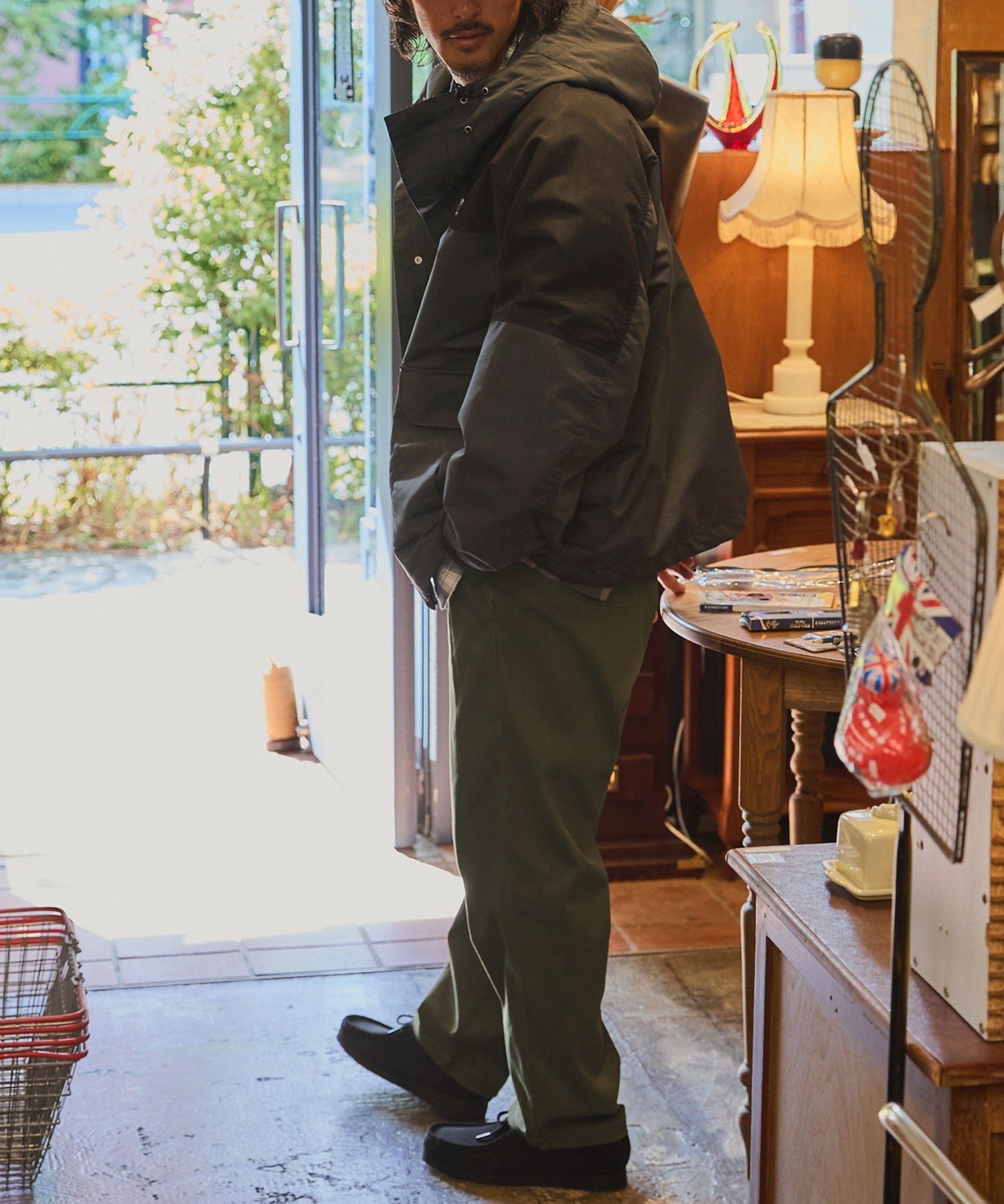 THE CRAFT CREW PRODUCTS / 彈性 錐形 長褲