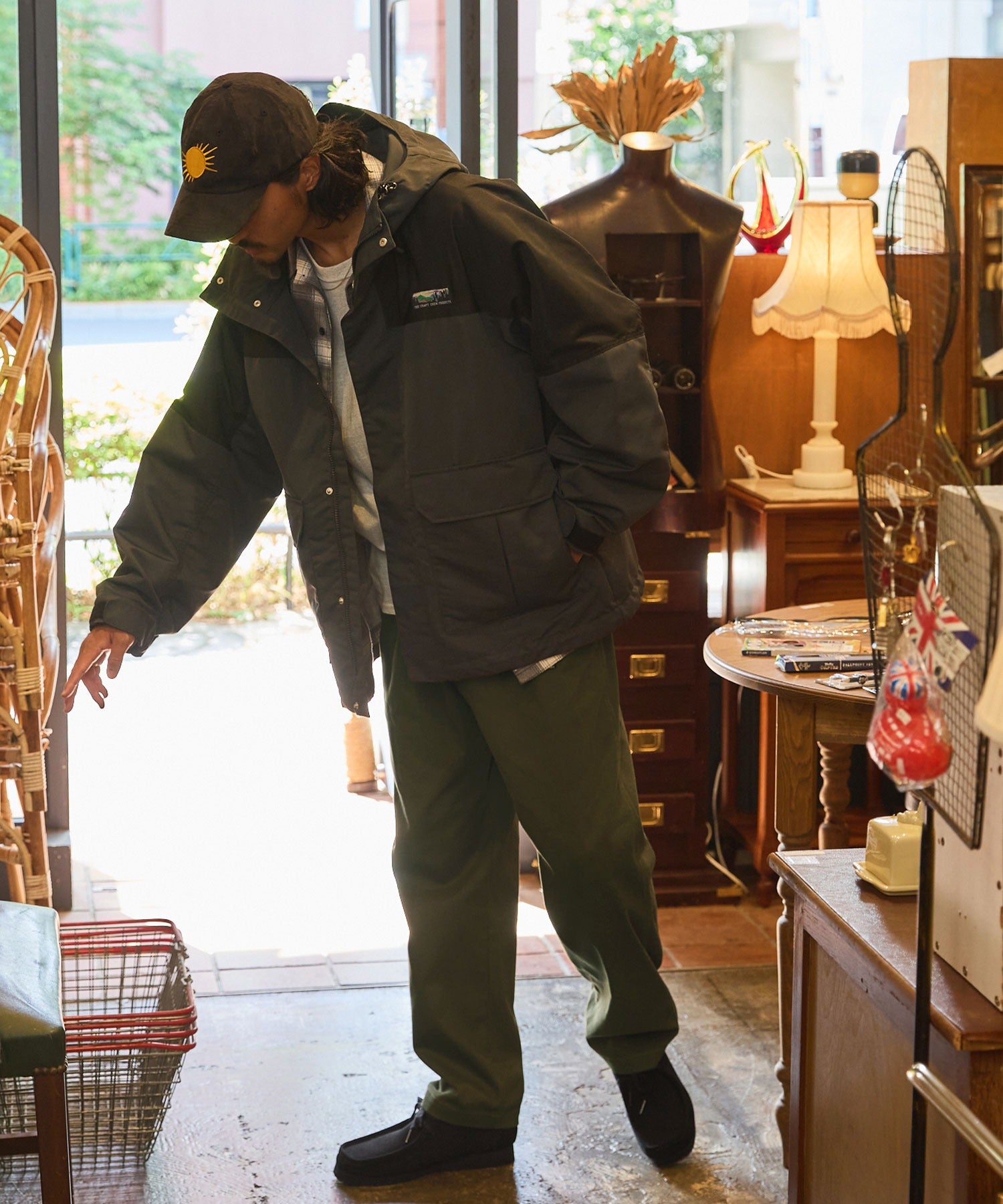 THE CRAFT CREW PRODUCTS / 彈性 錐形 長褲