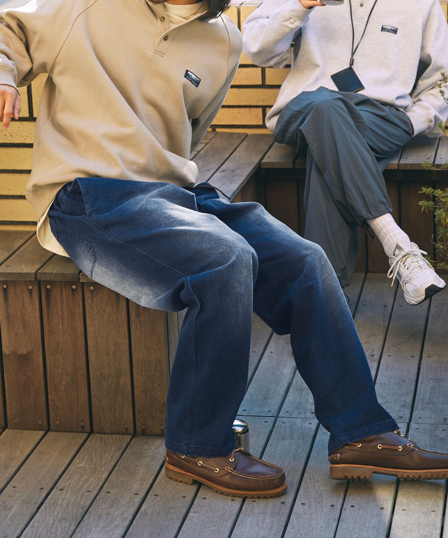 THE CRAFT CREW PRODUCTS / 彈性 錐形 長褲