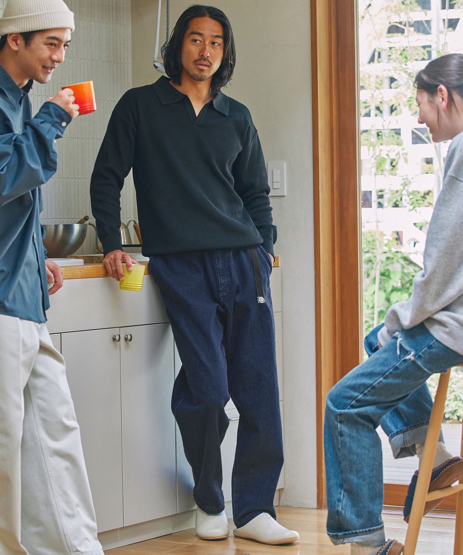 THE CRAFT CREW PRODUCTS / 彈性 錐形 長褲