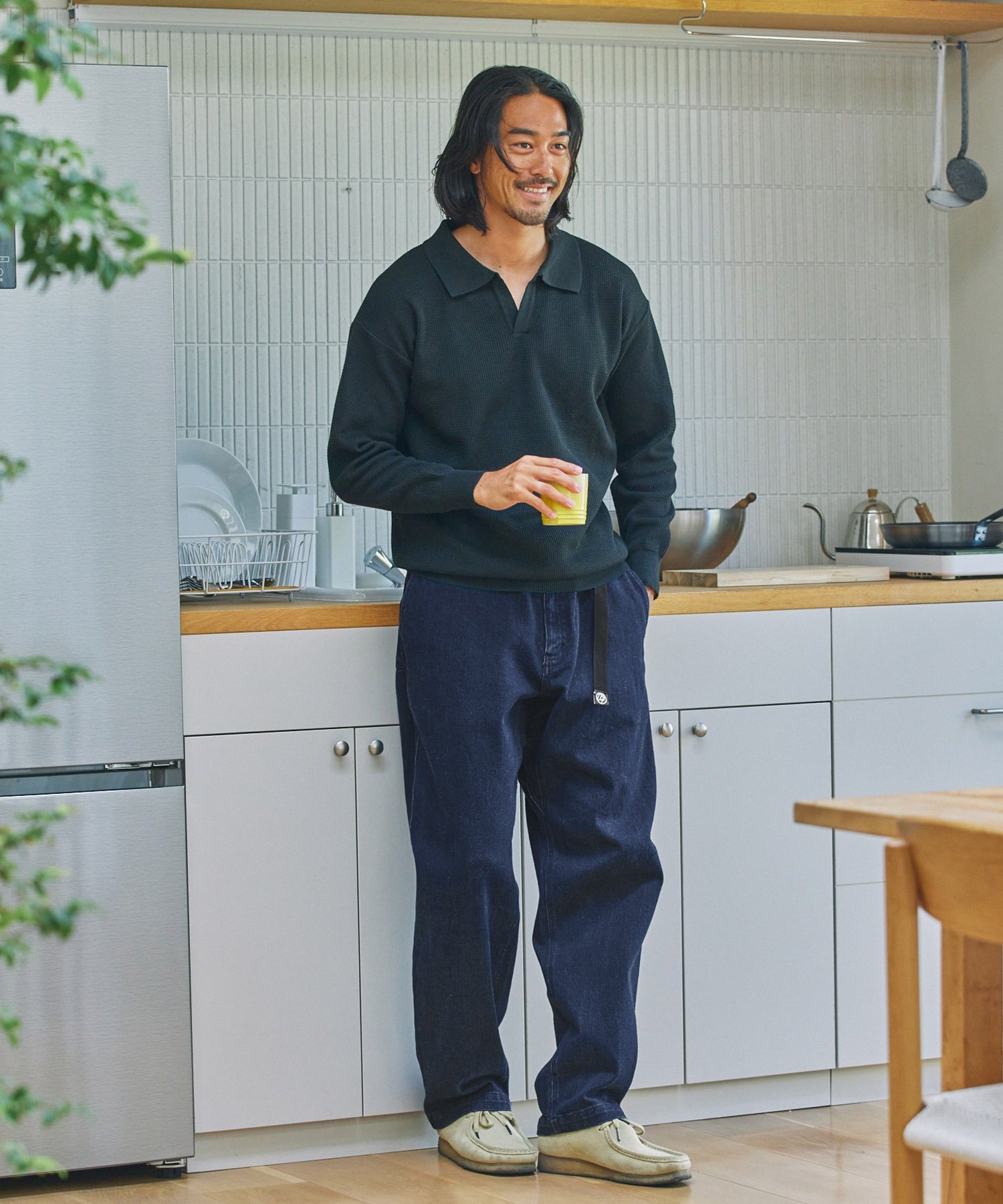 THE CRAFT CREW PRODUCTS / 彈性 錐形 長褲