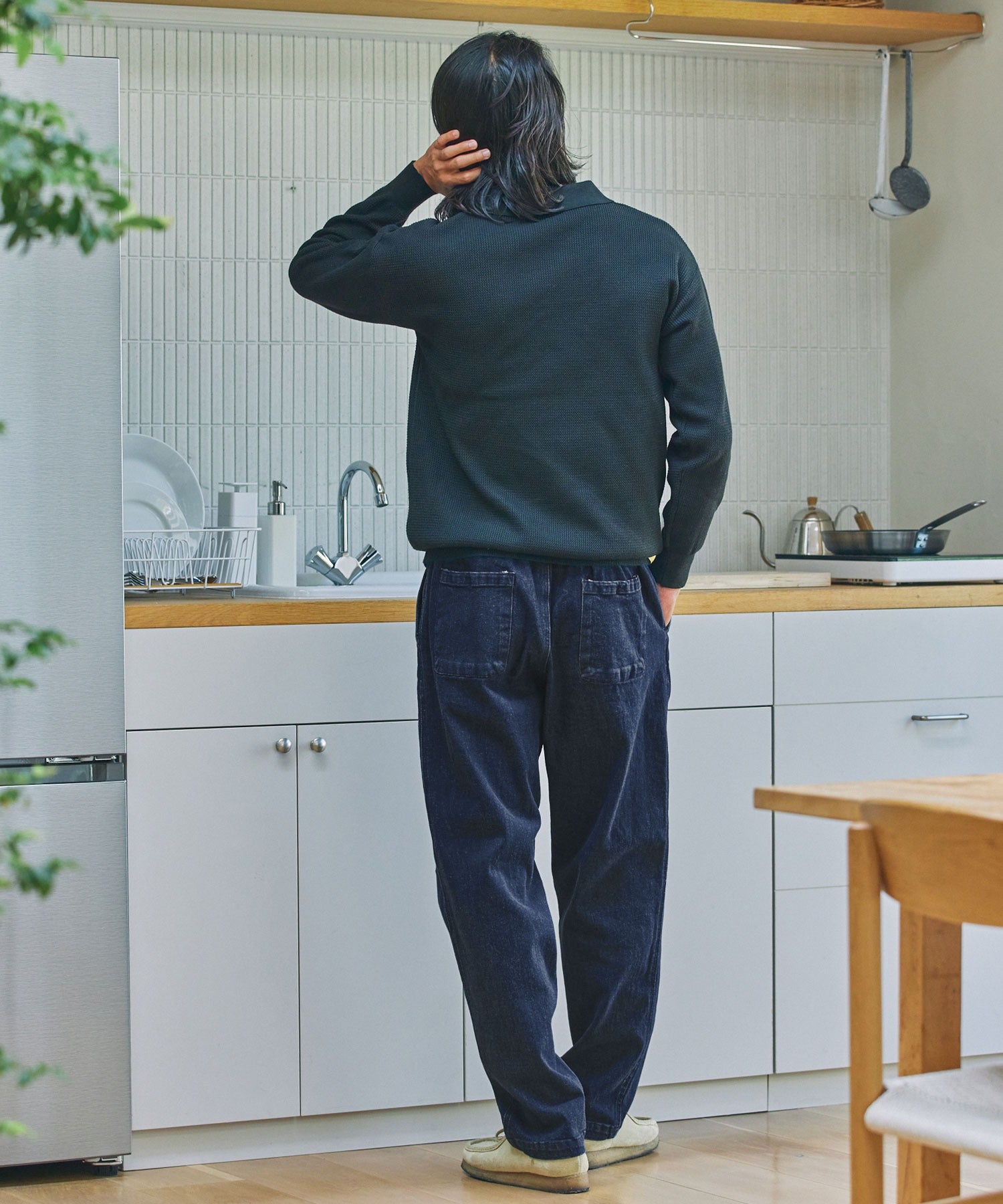 THE CRAFT CREW PRODUCTS / 彈性 錐形 長褲