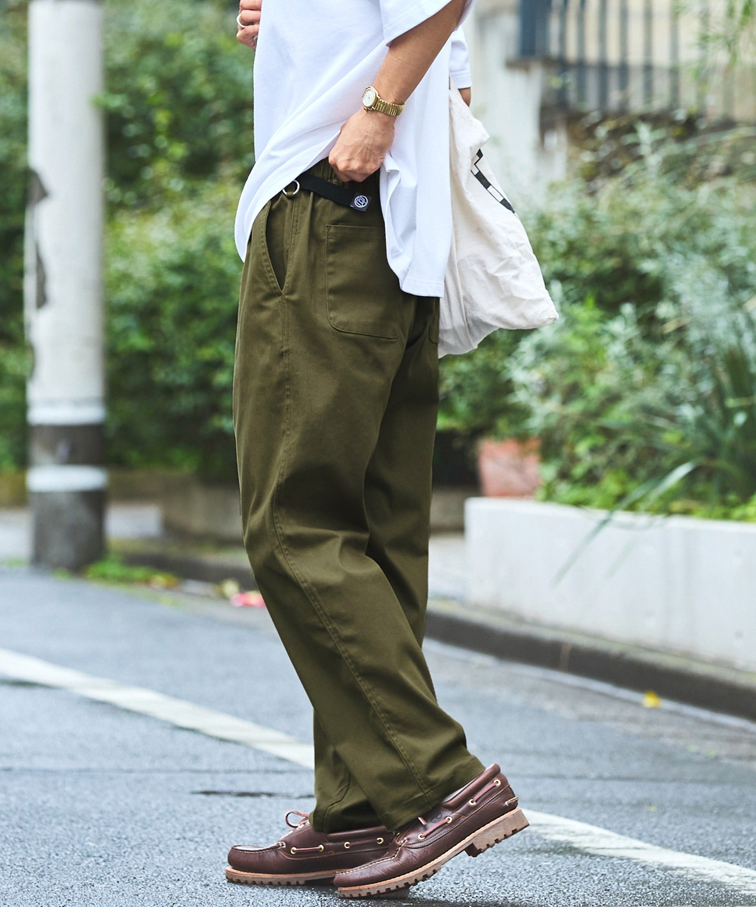 THE CRAFT CREW PRODUCTS / 彈性 錐形 長褲