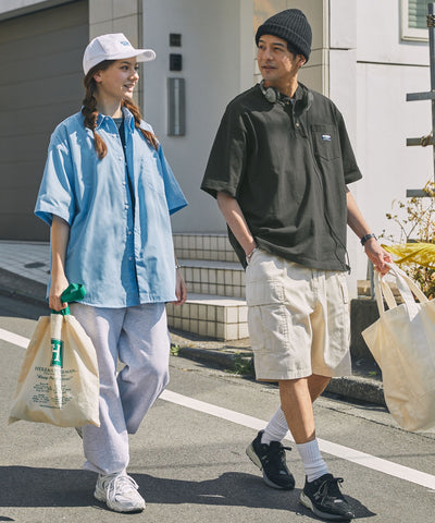 THE CRAFT CREW PRODUCTS / 抗菌防臭 重磅棉質 亨利領 短袖T恤
