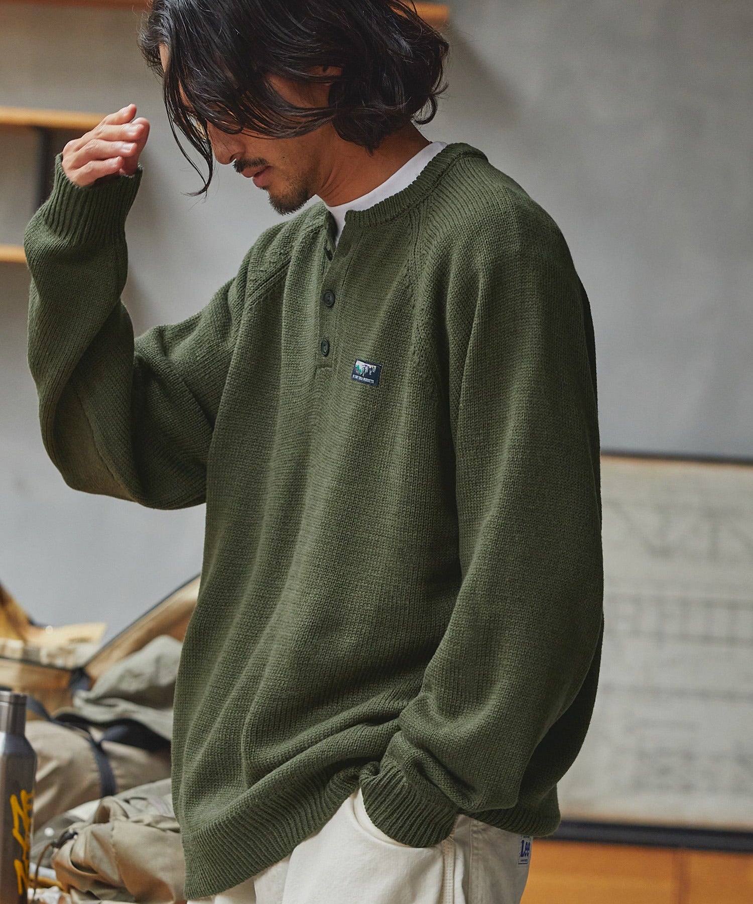 THE CRAFT CREW PRODUCTS / 抗毛球 羅紋針織衫