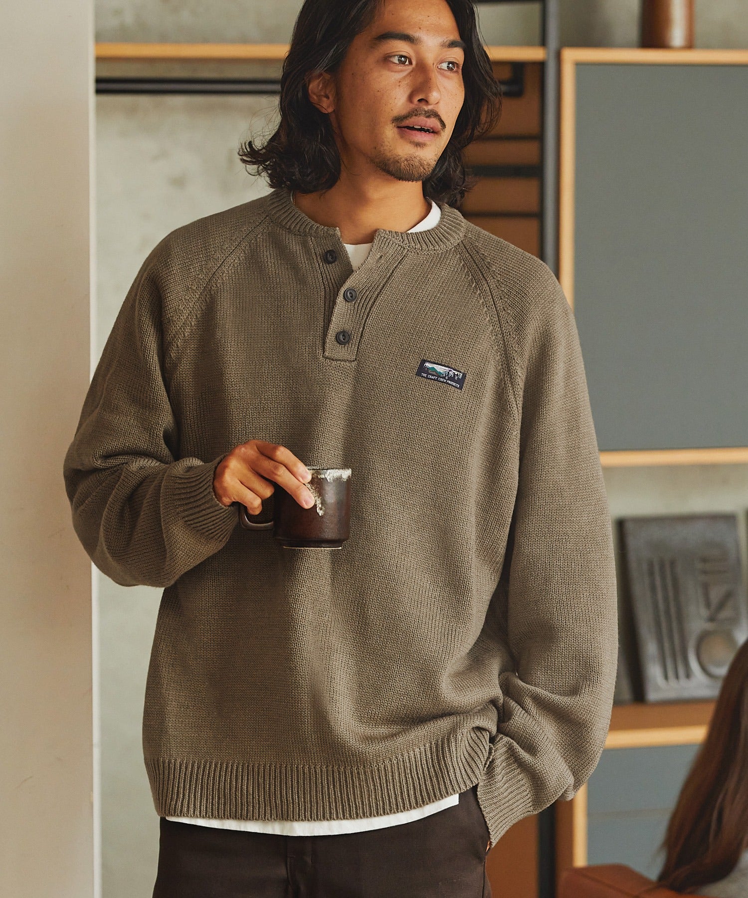 THE CRAFT CREW PRODUCTS / 抗毛球 羅紋針織衫