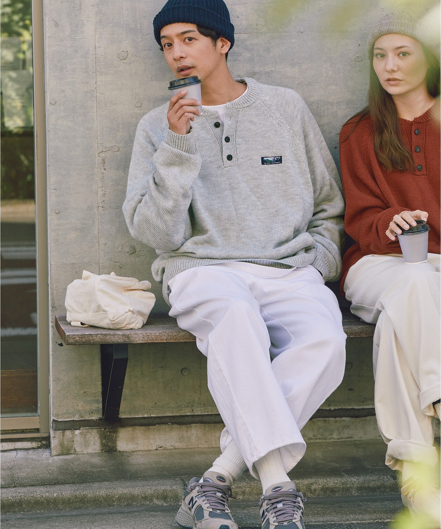 THE CRAFT CREW PRODUCTS / 抗毛球 羅紋針織衫