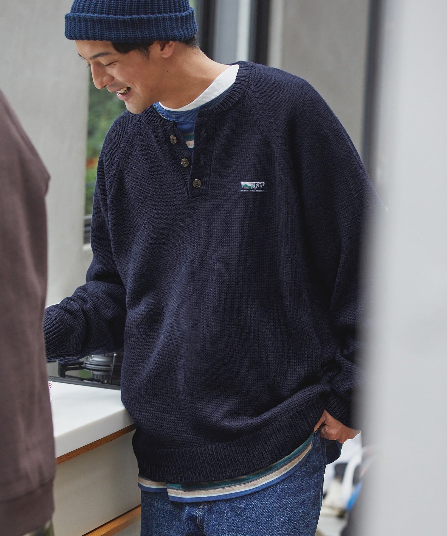 THE CRAFT CREW PRODUCTS / 抗毛球 羅紋針織衫
