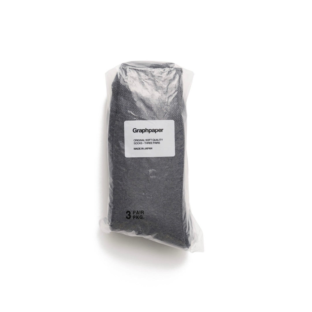 Graphpaper 3-Pack Socks / 襪子三件組