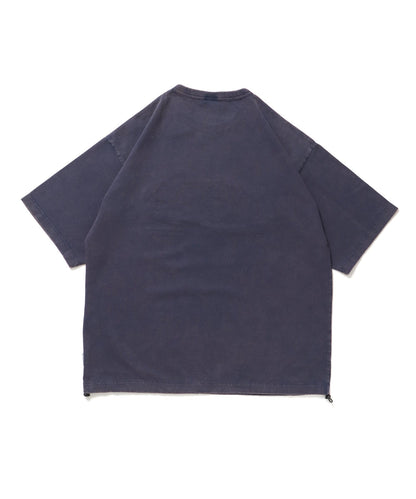 BEN DAVIS WHITE LABEL OVAL VNTG DRAW STRING TEE / 標誌 短袖T恤