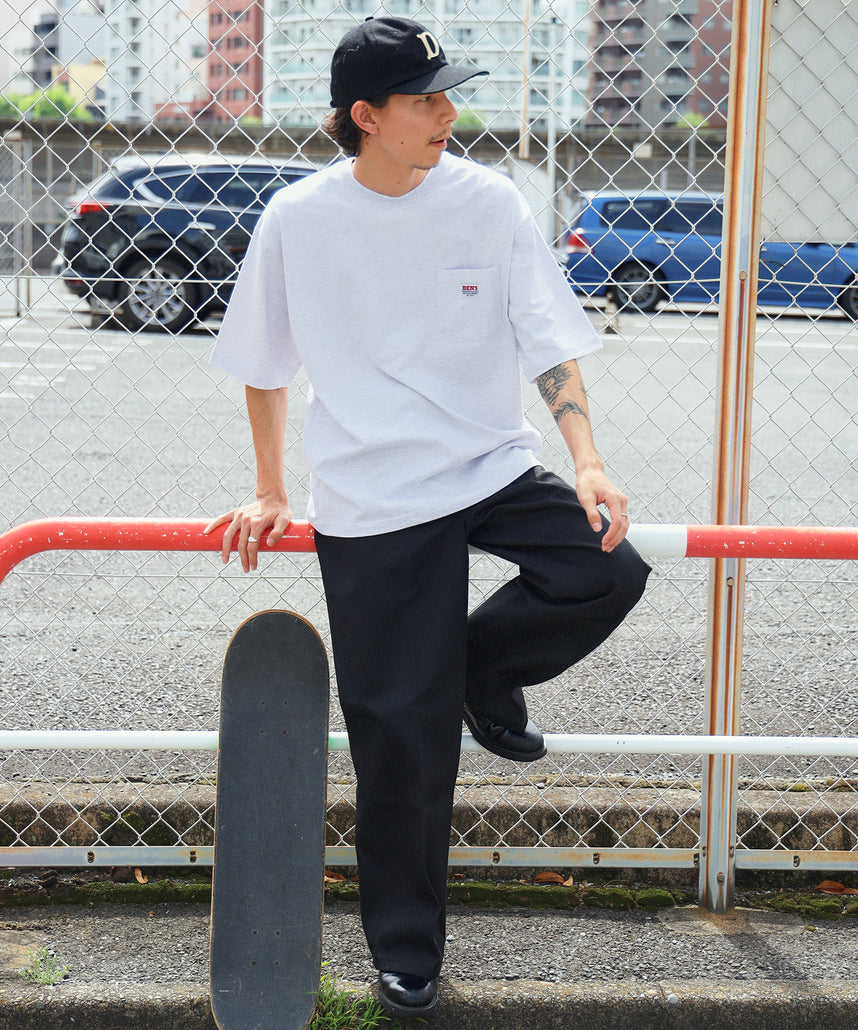 BEN DAVIS BIG POCKET TEE  / 復古小標 重磅口袋 短袖T恤