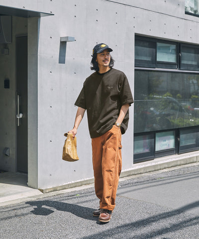 THE CRAFT CREW PRODUCTS / 抽繩設計 條紋短袖T恤