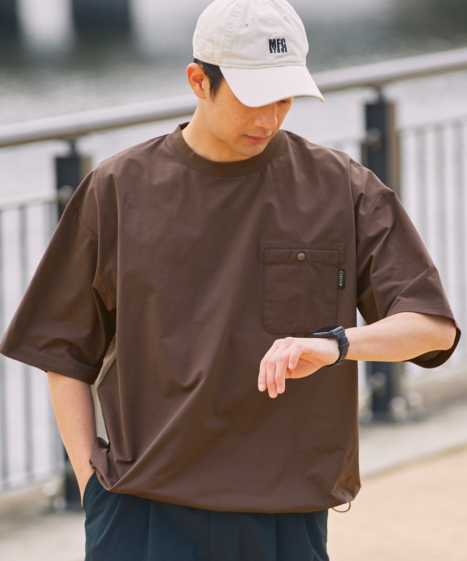 THE CRAFT CREW PRODUCTS / 涼感抽繩 短袖T恤