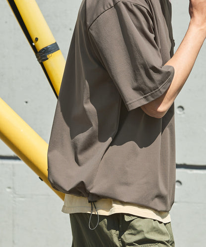 THE CRAFT CREW PRODUCTS TECH FABRIC / 涼感速乾 抽繩下擺 口袋短袖T恤