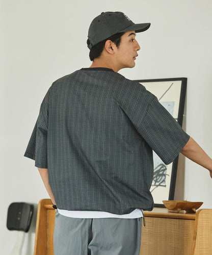 THE CRAFT CREW PRODUCTS TECH FABRIC / 涼感速乾 抽繩下擺 口袋短袖T恤