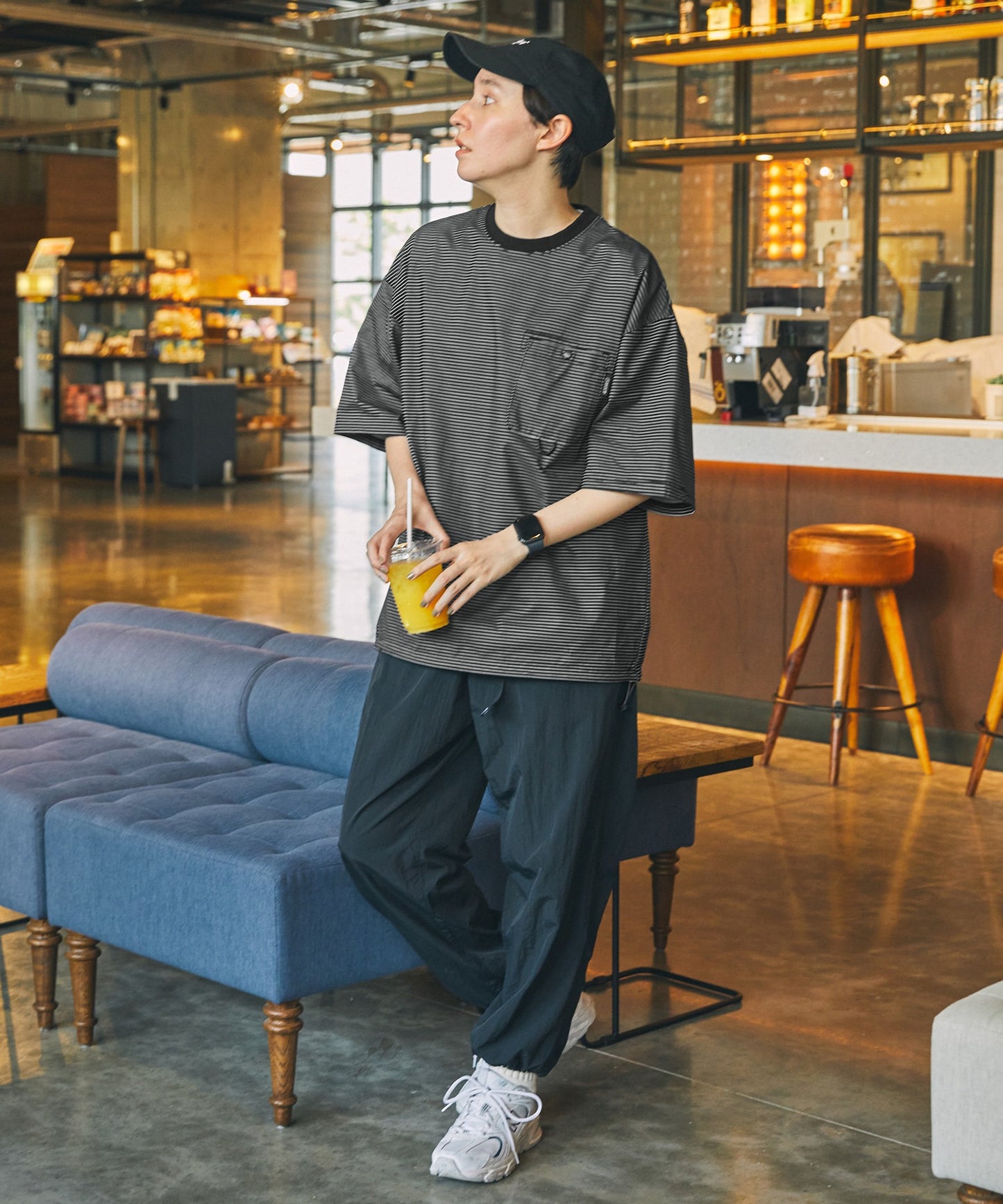 THE CRAFT CREW PRODUCTS TECH FABRIC / 涼感速乾 抽繩下擺 口袋短袖T恤