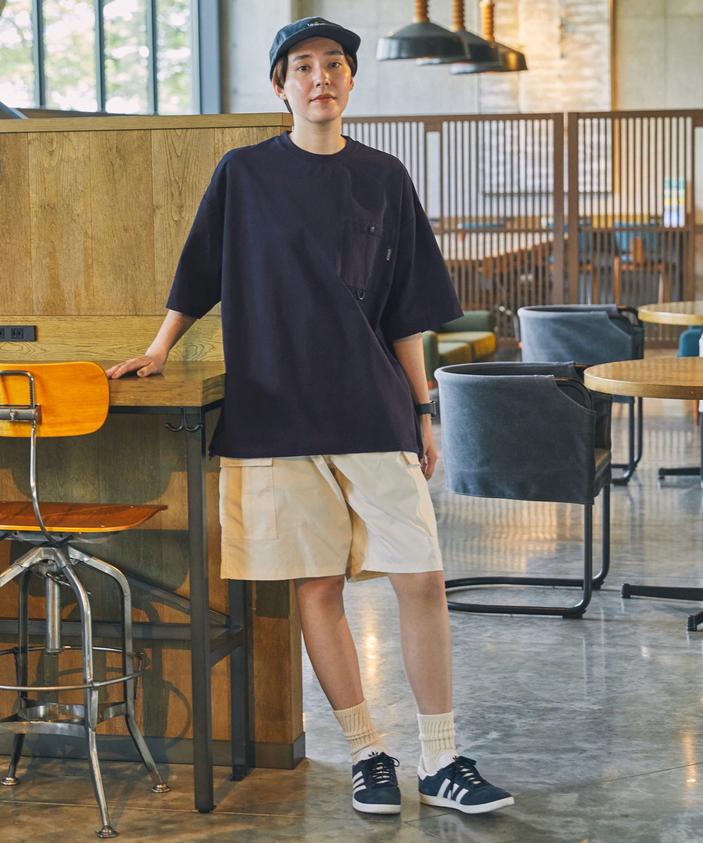 THE CRAFT CREW PRODUCTS TECH FABRIC / 涼感速乾 抽繩下擺 口袋短袖T恤