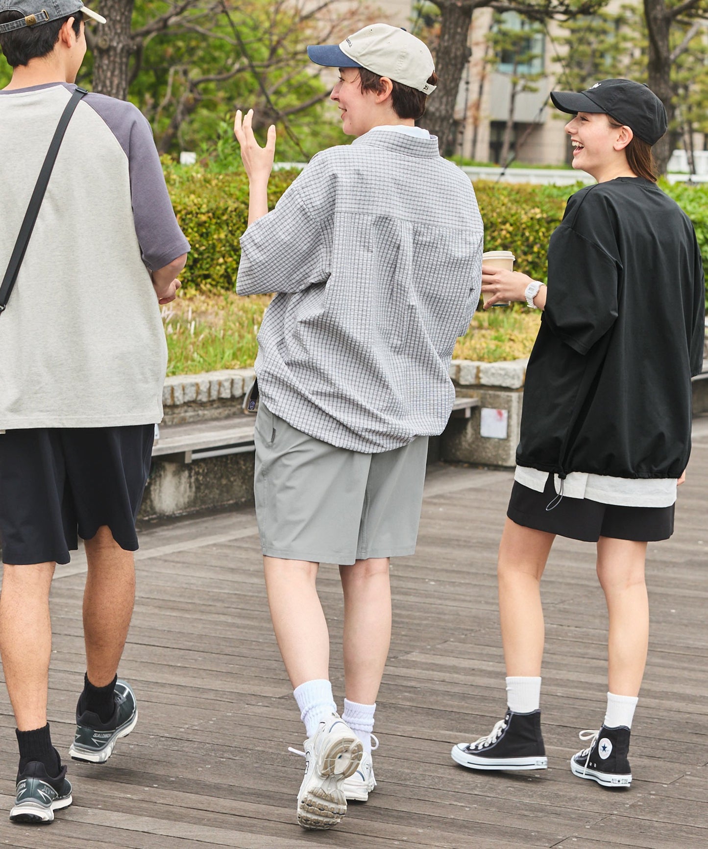 THE CRAFT CREW PRODUCTS / 高機能 涼感快乾 彈性 短褲（附調節式織帶）