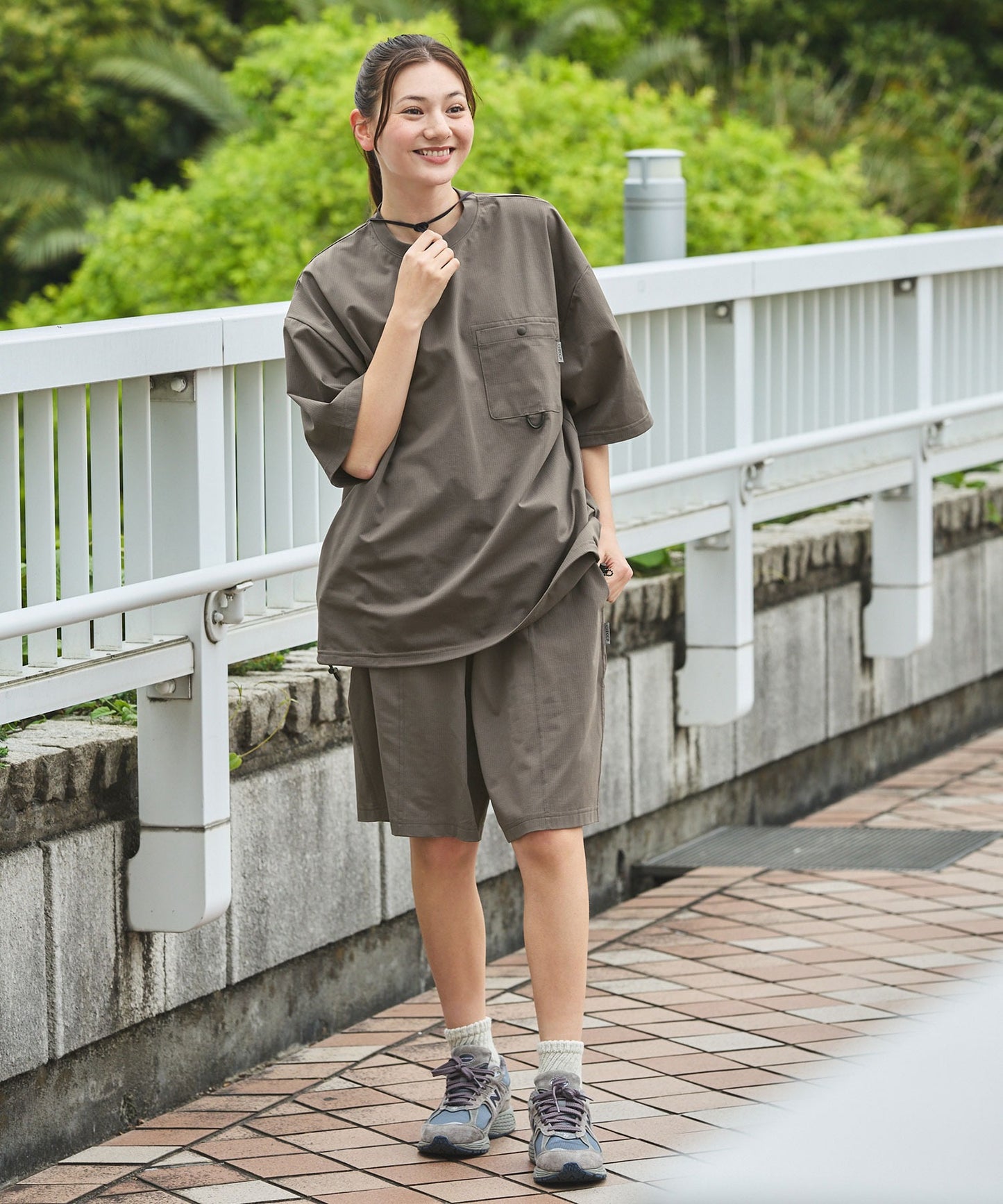 THE CRAFT CREW PRODUCTS / 高機能 涼感快乾 彈性 短褲（附調節式織帶）
