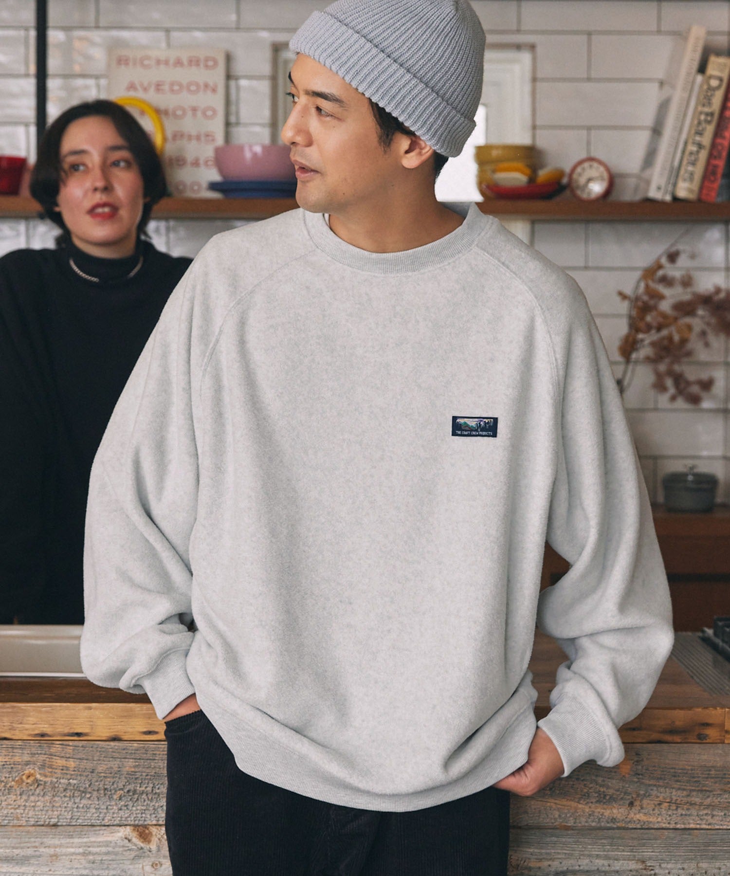 THE CRAFT CREW PRODUCTS / 口袋圓領衫