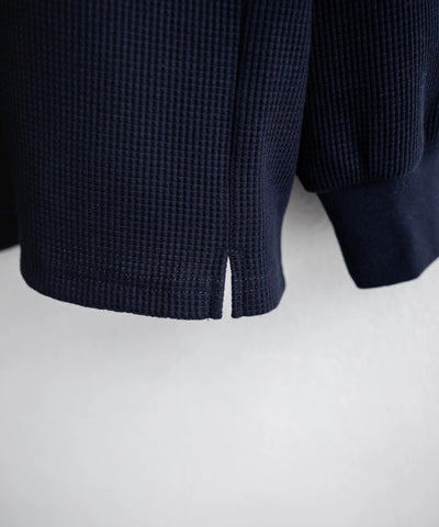 U.S. POLO ASSN. / 刺繡格紋圓領長袖T恤（日本聯名限定）
