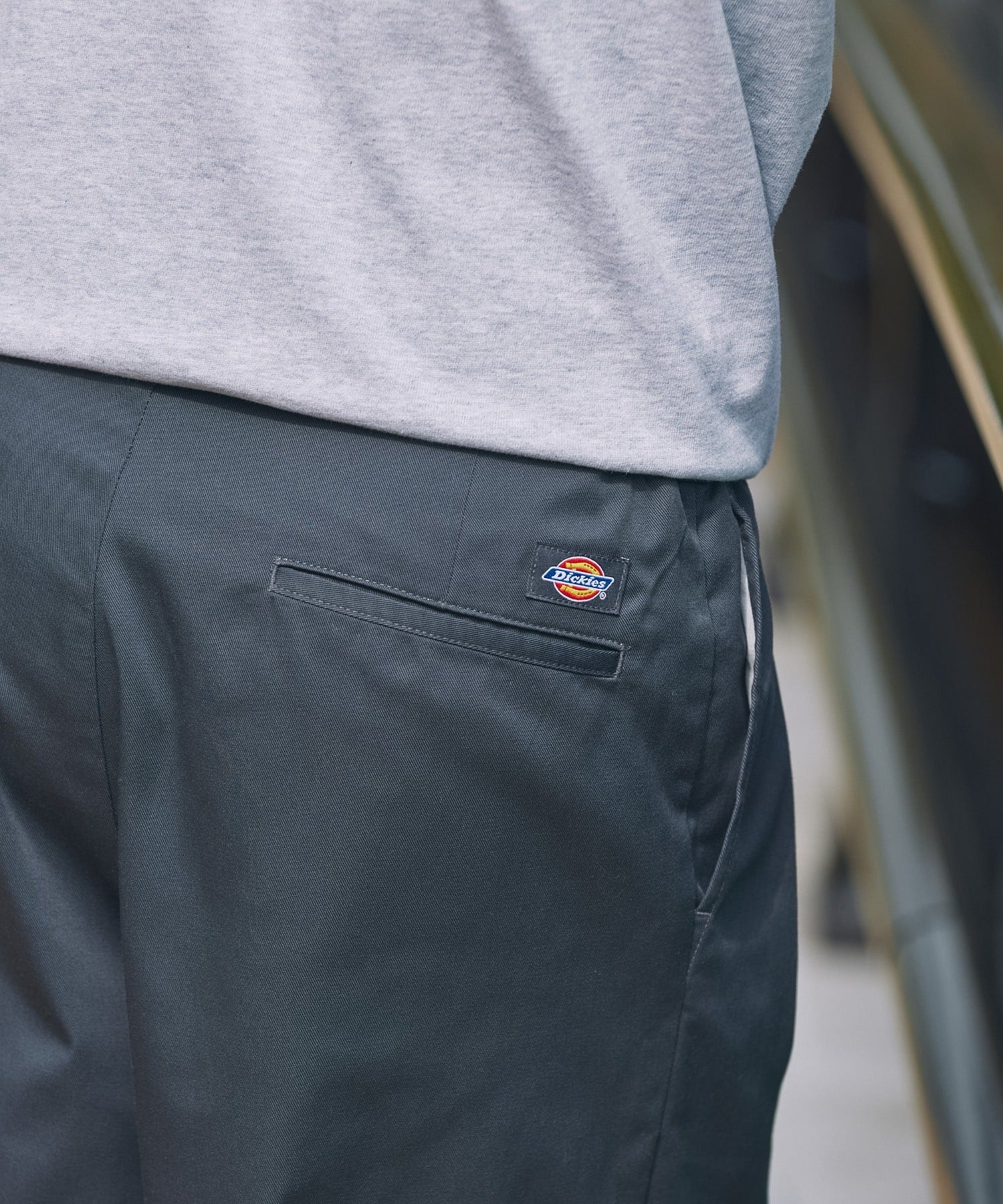 DICKIES / 別注 TC 斜紋雙摺寬版短褲