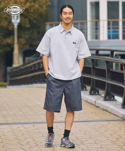 DICKIES / 別注 TC 斜紋雙摺寬版短褲