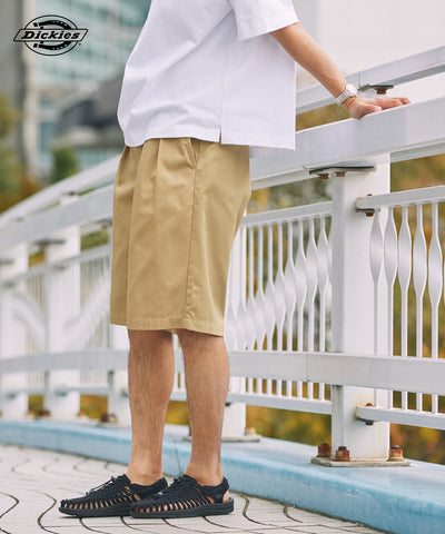 DICKIES / 別注 TC 斜紋雙摺寬版短褲